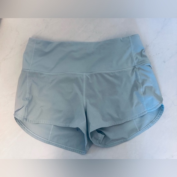 LULULEMON Women’s Light Blue Athletic Shorts - Picture 11 of 12